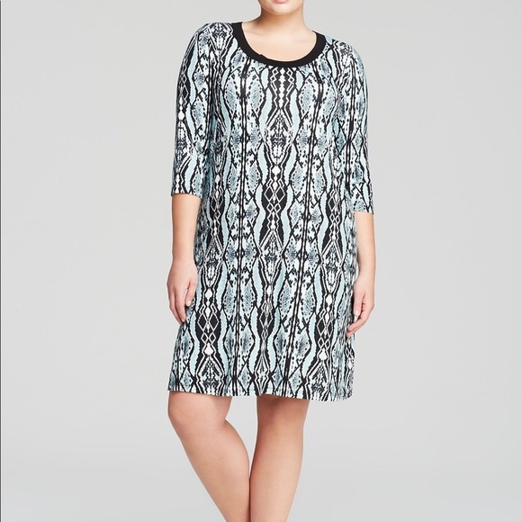 NWOT Karen Kane python dress size 0x/XL - Picture 2 of 7